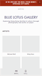 Mobile Screenshot of bluelotus-gallery.com